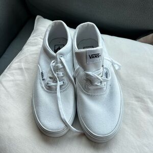 Vans Classic White Lace-Up Sneakers